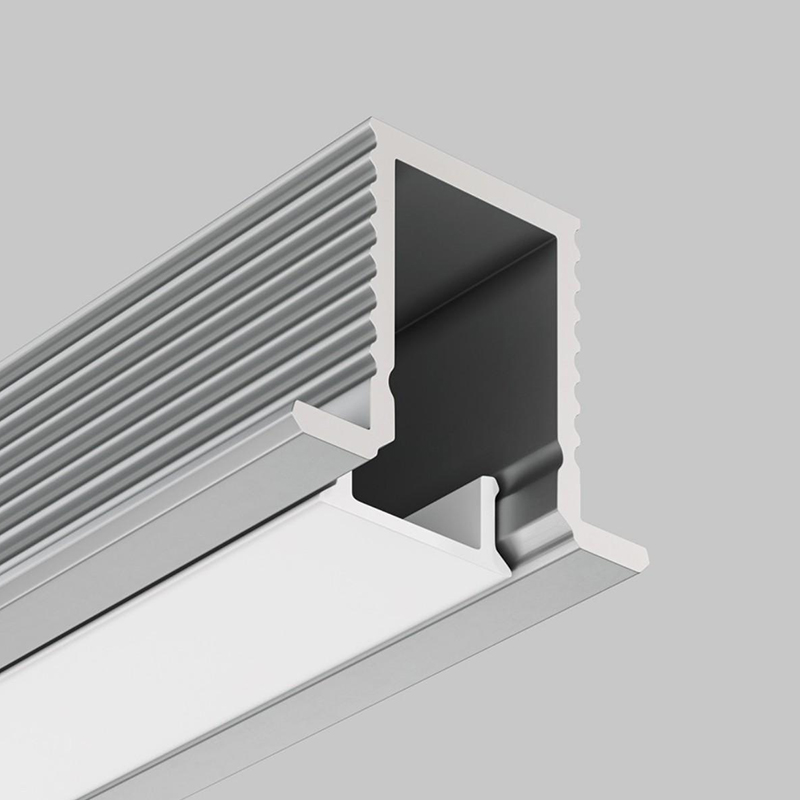 Profile LED  Encastrable PROLIGHT+ en Aluminium pour éclairage linéaire 3m I IP20