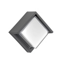 Applique Murale LED Gris Foncé Extérieur PROLIGHT+ en Aluminium 7W I IP54