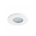 Couvercle Rond Blanc Sable en Aluminium pour Spot Encastré Etanche Prolight+