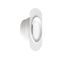 Support de Spot Blanc Sable Rond Etanche Coupe Feu  Encastrable Prolight+ IP65 