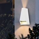 Applique Murale LED Blanc Extérieur PROLIGHT+ en Aluminium  2*6W I IP54