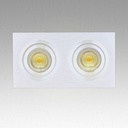 Black Orientable Double Square Spot Holder Orientable PROLIGHT+  