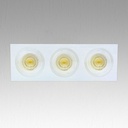 Black Orientable Double Square Spot Holder Orientable PROLIGHT+ 