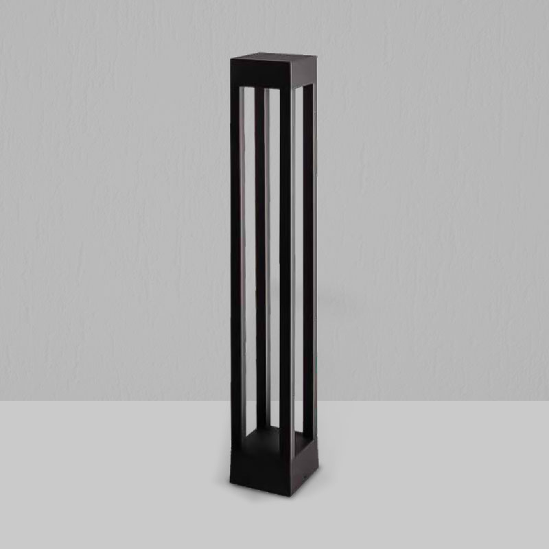 Dark Grey Garden Bollard LED LIGHT PROLIGHT+