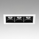 Black and White rectangular  Spotlight PROLIGHT+ 