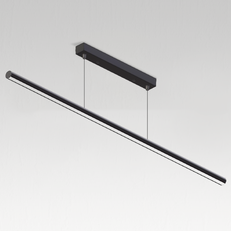 Black  Suspended  Linear LED Luminaire LED PROLIGHT+