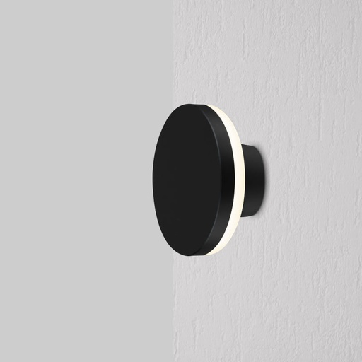 [PRLDWM01822BK] Black Round Wall LED Light PROLIGHT+