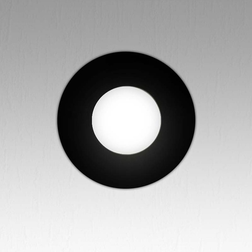 [PR004BK] Antifog Black Fixed Spot Fitting PROLIGHT+ 