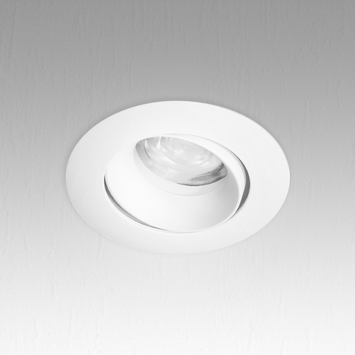 [PRYC546A1622WH] White Round Orientable Spot Holder PROLIGHT+ 