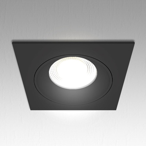 [PRYC447A1622BK] Black Recessed Square  Spot Holder PROLIGHT+