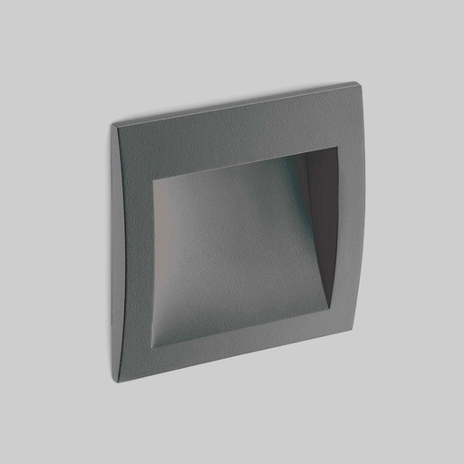 [PRLDWR00122DG] Dark Grey Outdoor Surface Step LED Light  PROLIGHT+ 