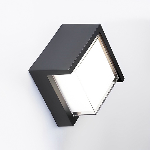 [PRLDWM01122BK] Black Square LED Light PROLIGHT+ 