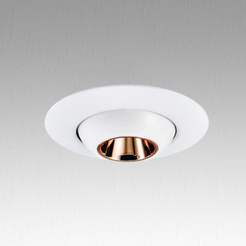 White and Gold Orientable Recessed Spotlight PROLIGHT+