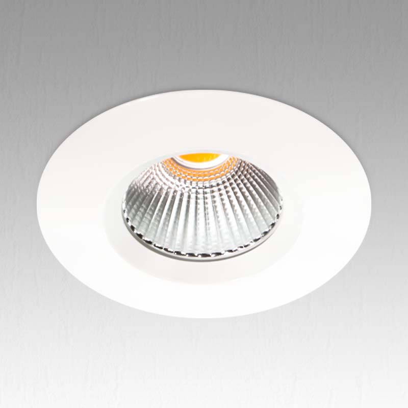 White Fixed Recessed Spotlight PROLIGHT+