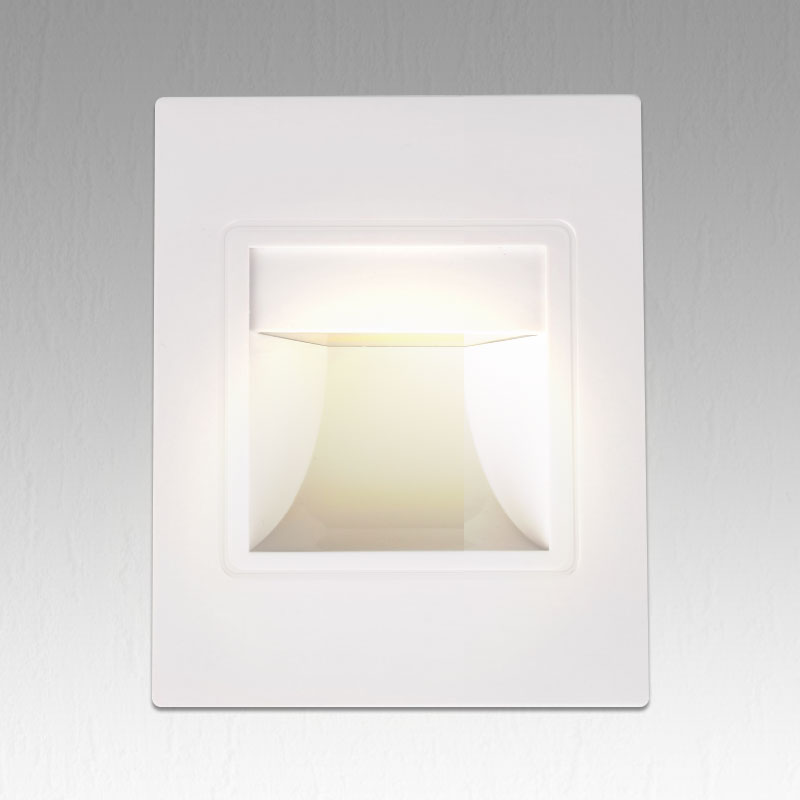 White Square Indoor Step LED Light PROLIGHT+