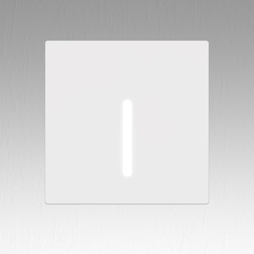 [PRP08CL4KWH] White Indoor Square Step LED Light PROLIGHT+
