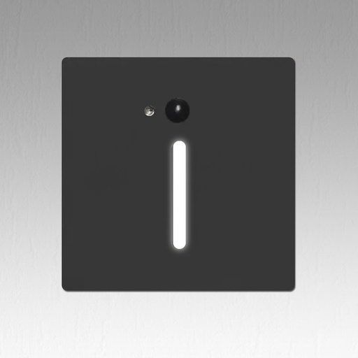 [PRP08GY6KBK] Black Indoor Step LED Light PROLIGHT+ with Motion Detector