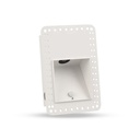 White Indoor Rectangular Trimless Step LED Light PROLIGHT+