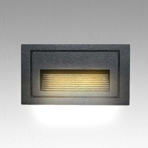 [PR007H3KBK] Black Waterproof Step LED Light PROLIGHT+