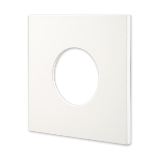 [PRTD2119SDWH] Prolight+ Aluminum Square Cover Sandy White for Waterproof Recessed Spotlight