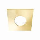 Prolight+ Aluminum Square Cover Brushed Gold for Waterproof Recessed Spotlight