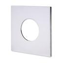 Prolight+ Aluminum Square Cover Chrome for Waterproof Recessed Spotlight