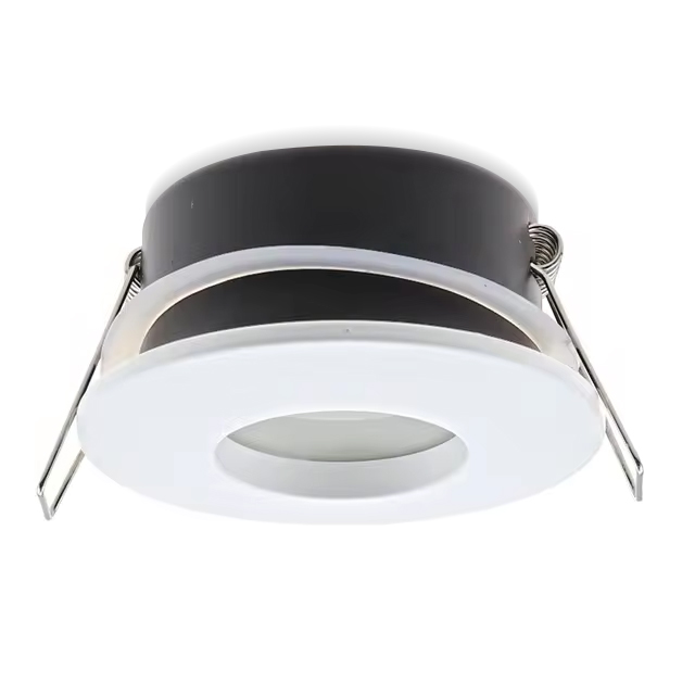 Prolight+ IP65 Waterproof Sand White Round Recessed Spotlight Support