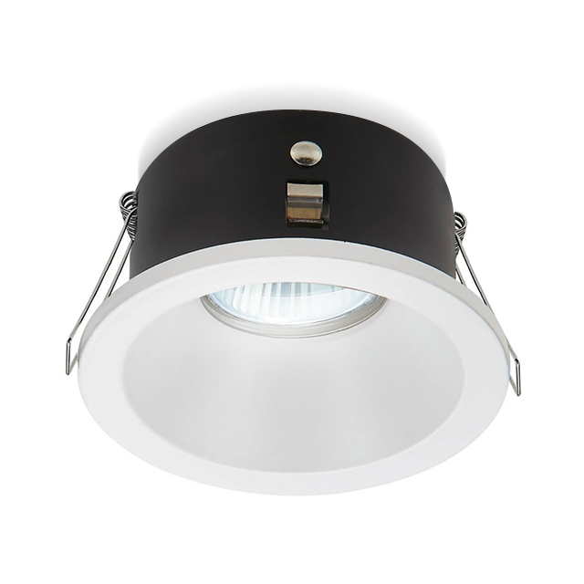 Prolight+ IP65 Waterproof Sand White Round Recessed Spotlight Support