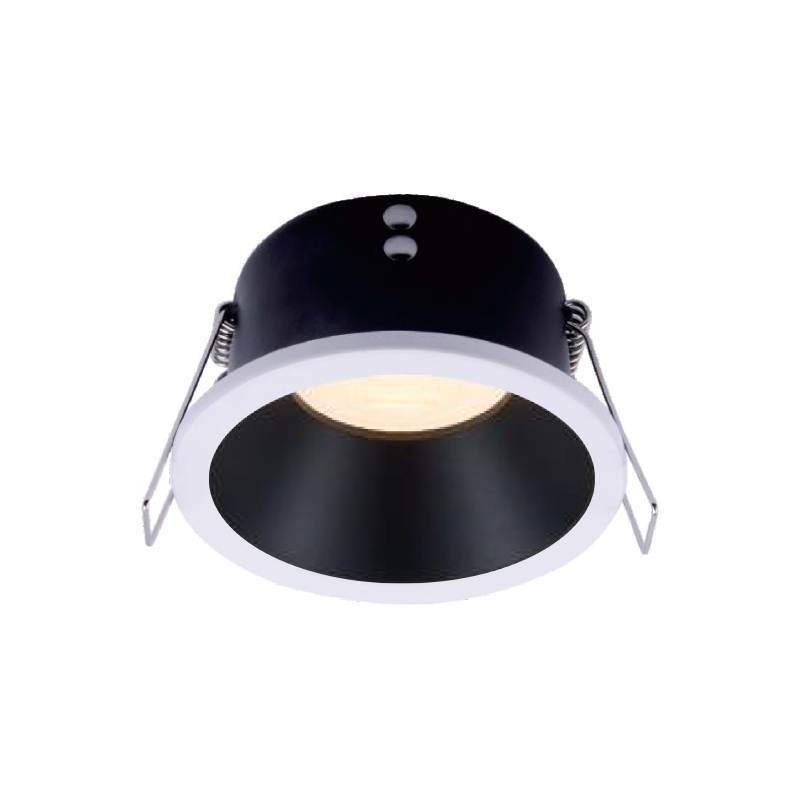 Prolight+ IP65 Waterproof Sand White Black Round Recessed Spotlight Support