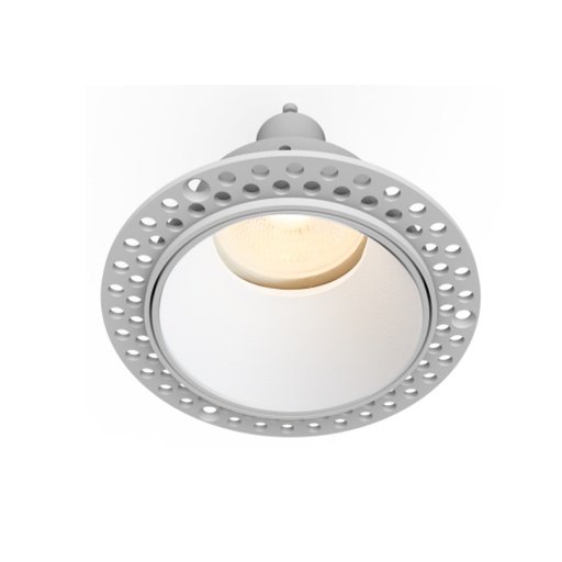 [PRTS8331SDWH] Prolight+ IP65 Waterproof Sand White Round Recessed Spotlight Support