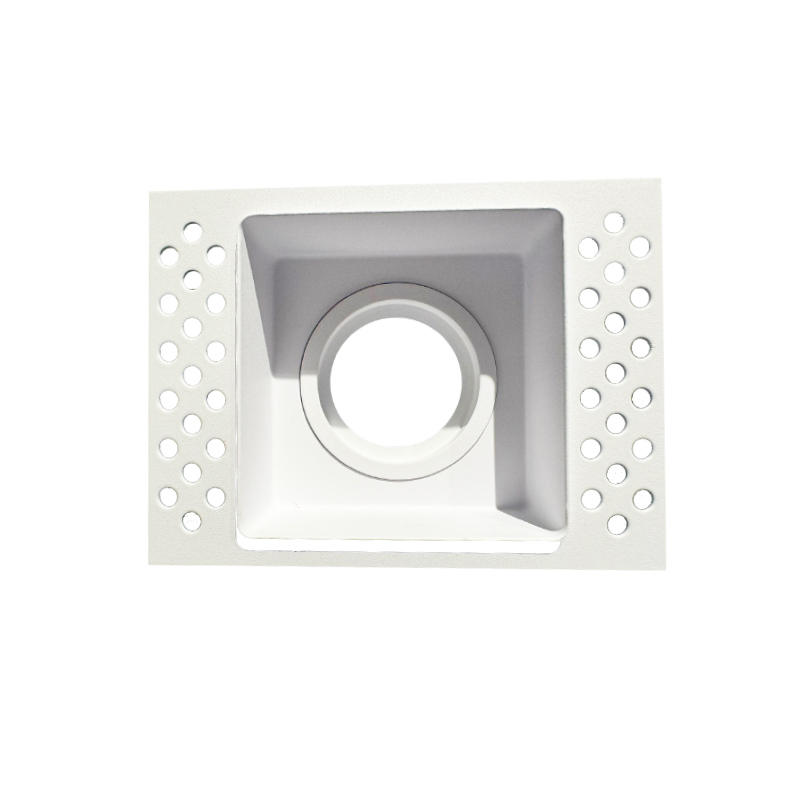 Prolight+ IP65 Waterproof Fire Rated Sand White Square Recessed Spotlight Support