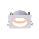 Prolight+ IP65 Waterproof Fire Rated Sand White Square Recessed Spotlight Support