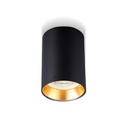 Sand Black Gold Surface Mounted Cylindrical PROLIGHT+