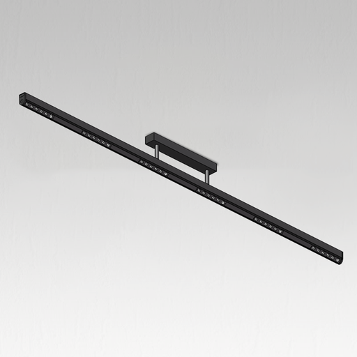 [PRWDS100YGS05] Black  Suspended  Linear LED Luminaire LED PROLIGHT+ in aluminium Beam Angle 36°I 20W I IP20