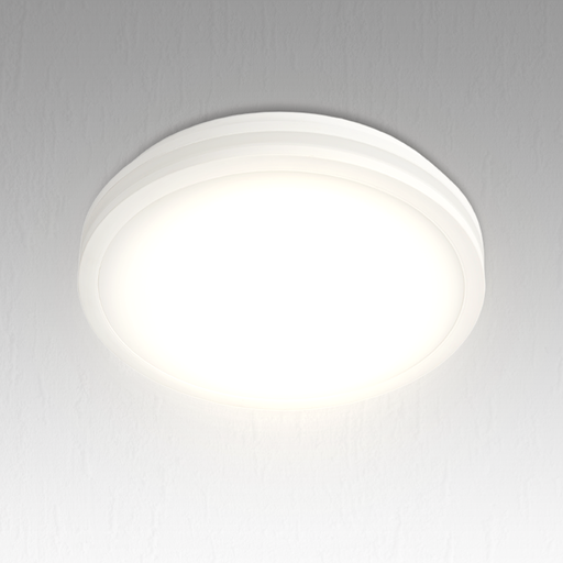 [PRHYE3CL30WH] TRI-PROOF All in One White Round Ceiling Lamp  Prolight+ 18W / IP64 