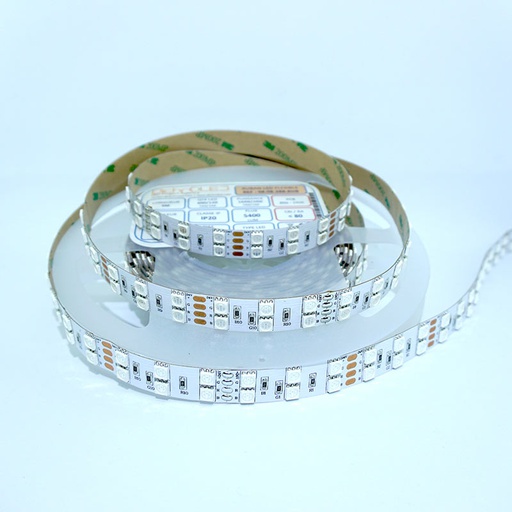 [PRLH5050B120C01RGB] Double Line RGB STRIP LED SMD 5050 PROLIGHT+  220V / 120 LEDS / IP65