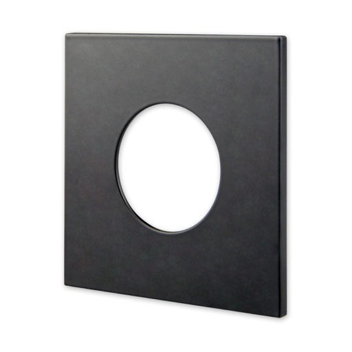 [PRTD2119SDBK] Prolight+ Aluminum Square Cover Sandy Black for Waterproof Recessed Spotlight