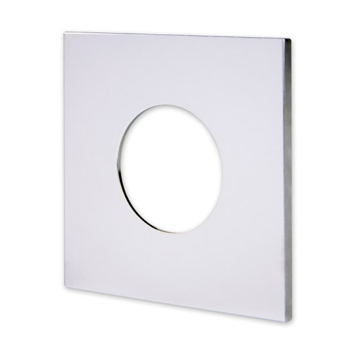 [PRTD2105CH] Prolight+ Aluminum Square Cover Chrome for Waterproof Recessed Spotlight