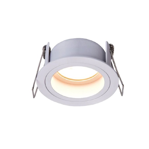 [PRTS8078SDWH] Prolight+ IP65 Waterproof Fire Rated Sand White Round Recessed Spotlight Support