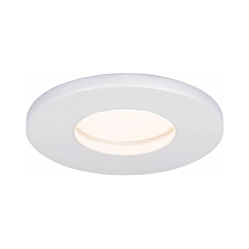 [PRTD2118SDWH] Round Lid White Aluminum Sand for Spotlight Recessed Waterproof Prolight+